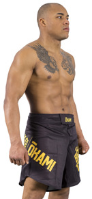 Okami motion Fightshorts -Black